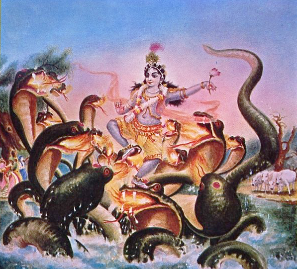 Image result for Lord Caitanya playing with snake