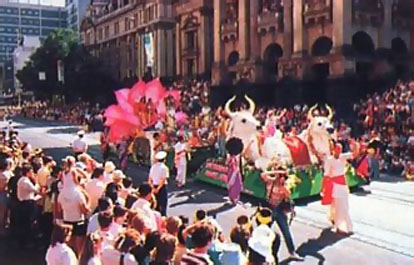 ISKCON Float Wins a Top Prize in Melbourne Parade